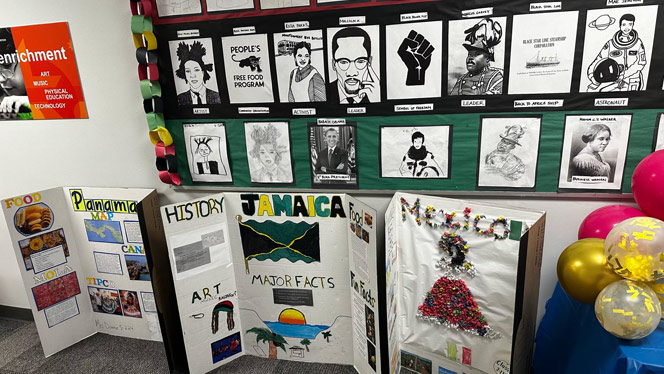 Student projects on display at Brooklyn Scholars charter school fair