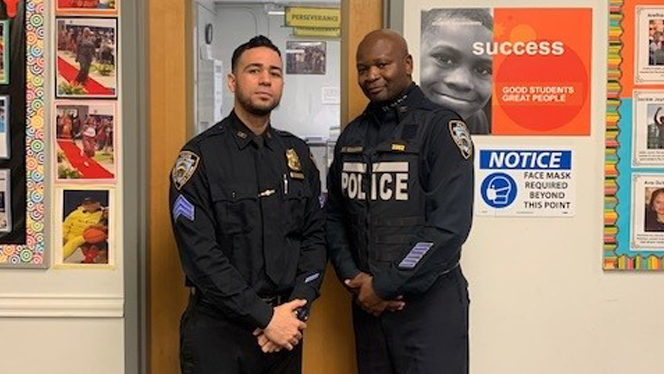 Two NYC police officers