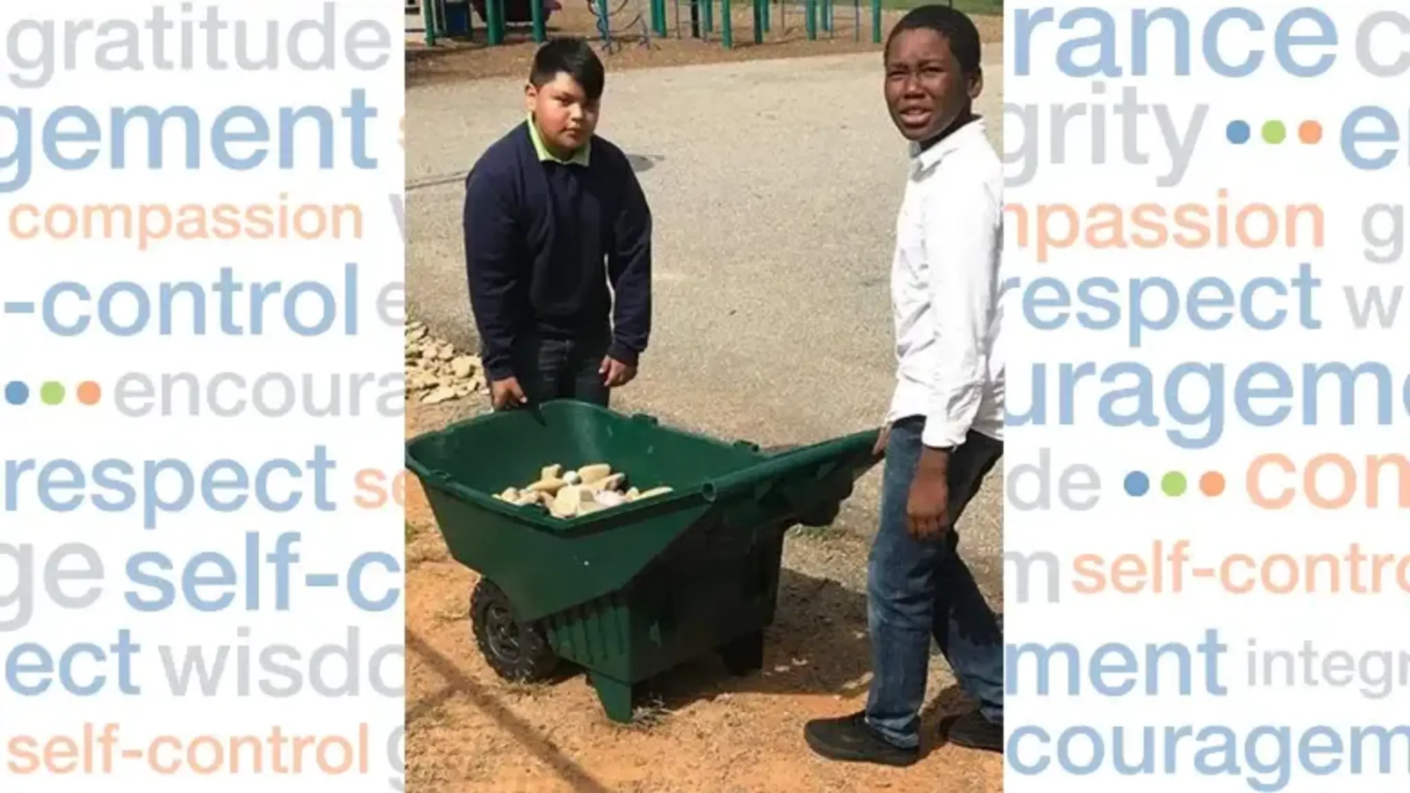 Forsyth Students Get Hands Dirty Planting Campus Garden