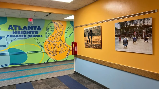 Martin Luther King Jr. mural.
