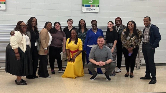 Brooklyn Scholars SPED staff at event.