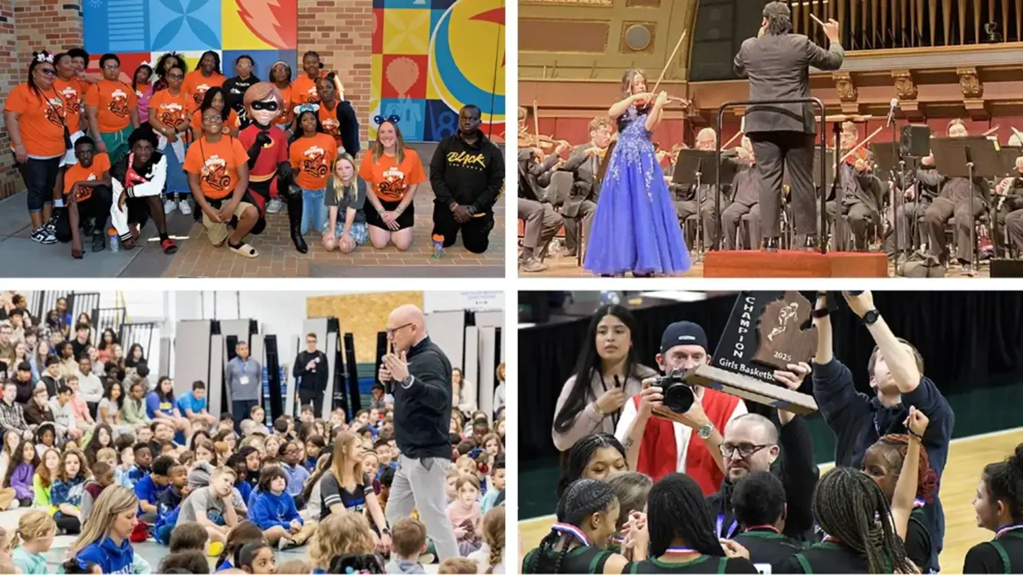 Focus on March: Back-to-Back Basketball Champions, Creative Attendance, Improved Literacy, and a Performance Years in the Making