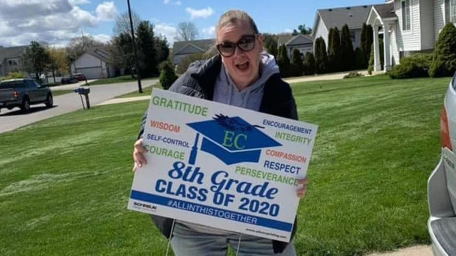 Eagle Crest class of 2020 sign