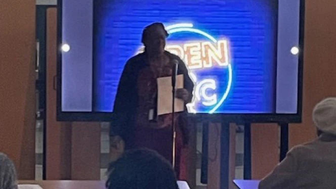 K-8 School in Gary: Aspire Charter Academy scholars participate in Open Mic Night.