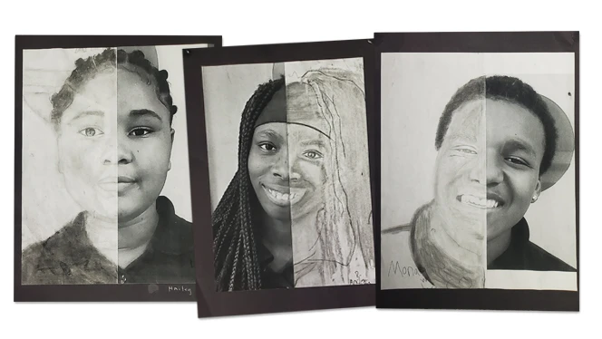 Center Line Prep student drawings