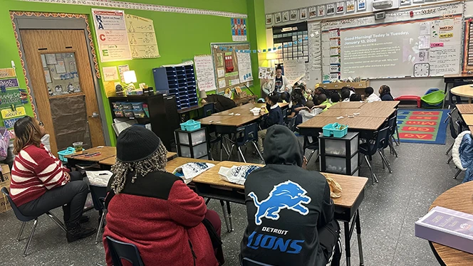 K-8 School in Detroit: Detroit Enterprise Academy invite parents into their school day to experience a day in the Life at DEA.