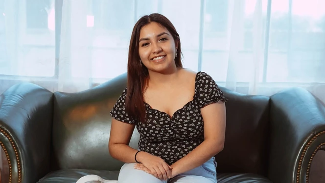 Brianna Arvizu smiling.