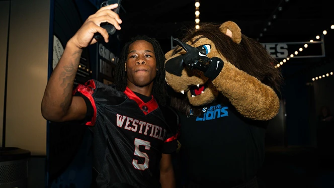 7-12 School in Redford Charter Twp.: Westfield Preparatory High School wins grant from Detroit Lions for athletic department.