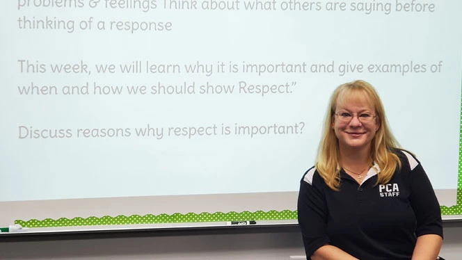 Peak teacher Connie Eastman