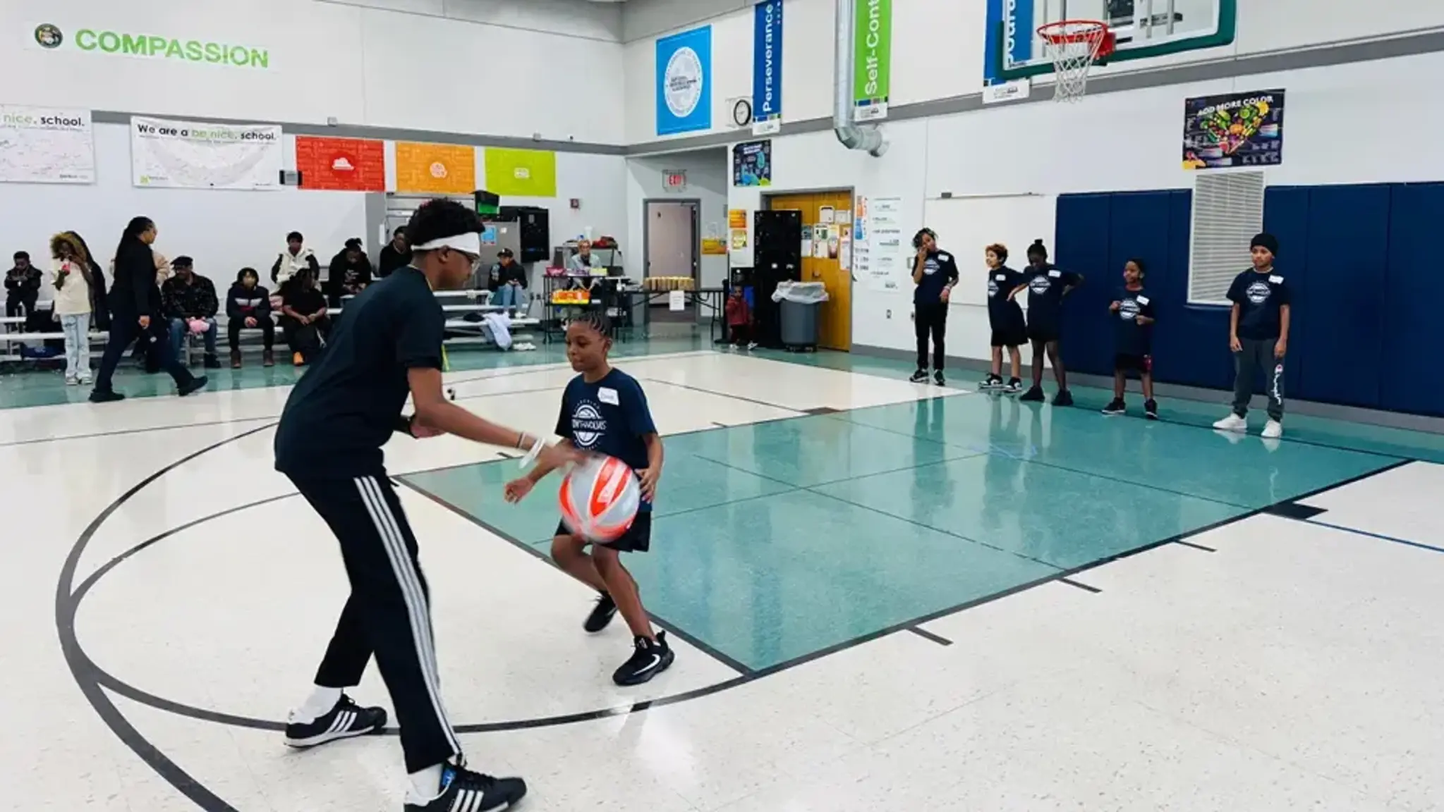 Tiny T-Wolves Helping Timberland Scholars Learn About Basketball, Moral Focus