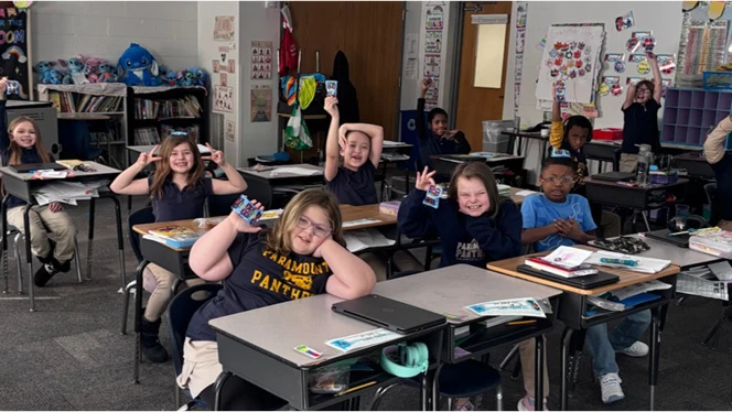 K-8 School in Kalamazoo: Paramount scholars earn Compliment Parties.