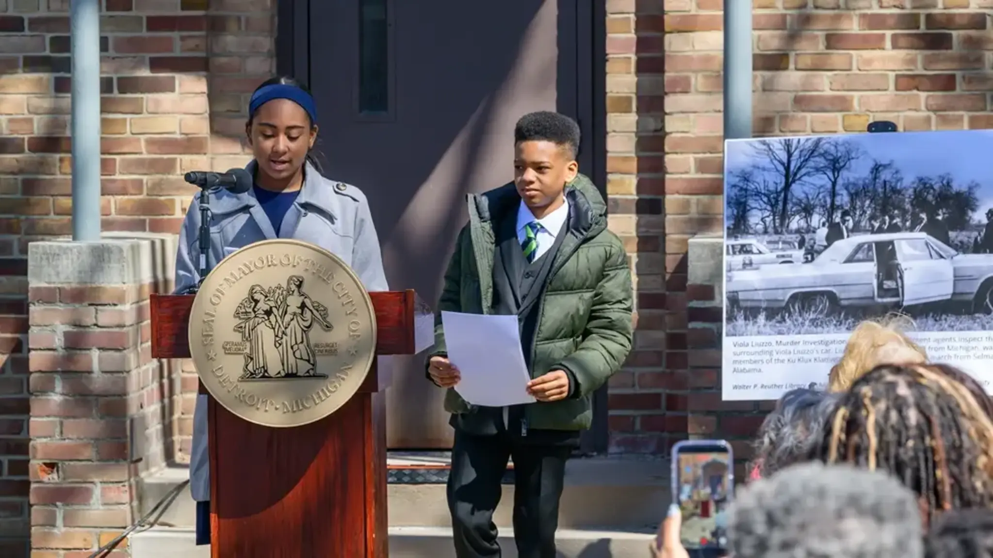 Pembroke Academy Celebrates Detroit Civil Rights Activist with Street Sign