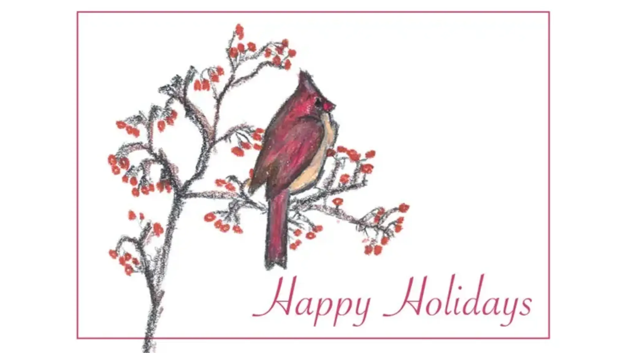 East Arbor Student Creates NHA Holiday Card
