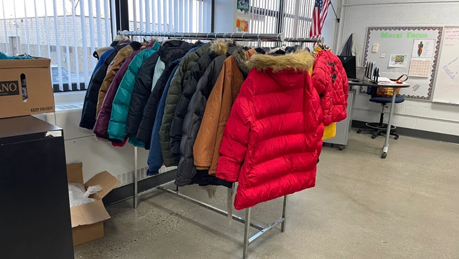 Center Line Prep donated clothing