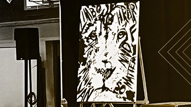 Finished Lion Heart artwork