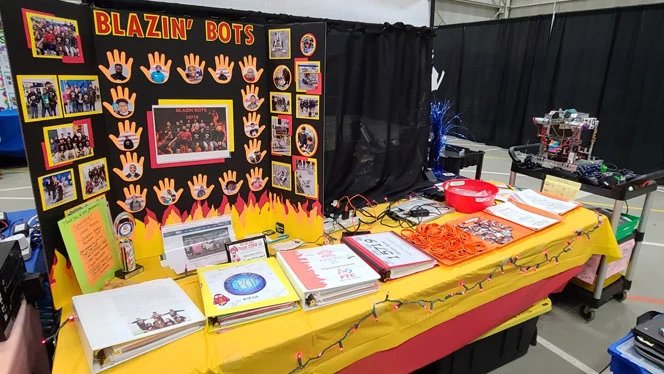 Metro's Robotics Team booth