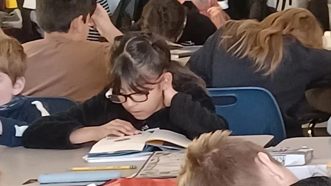 Cross Creek student reading