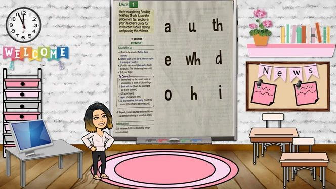 bitmoji teacher presenting bitmoji teacher presenting