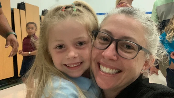 Kristin Sealman and her daughter