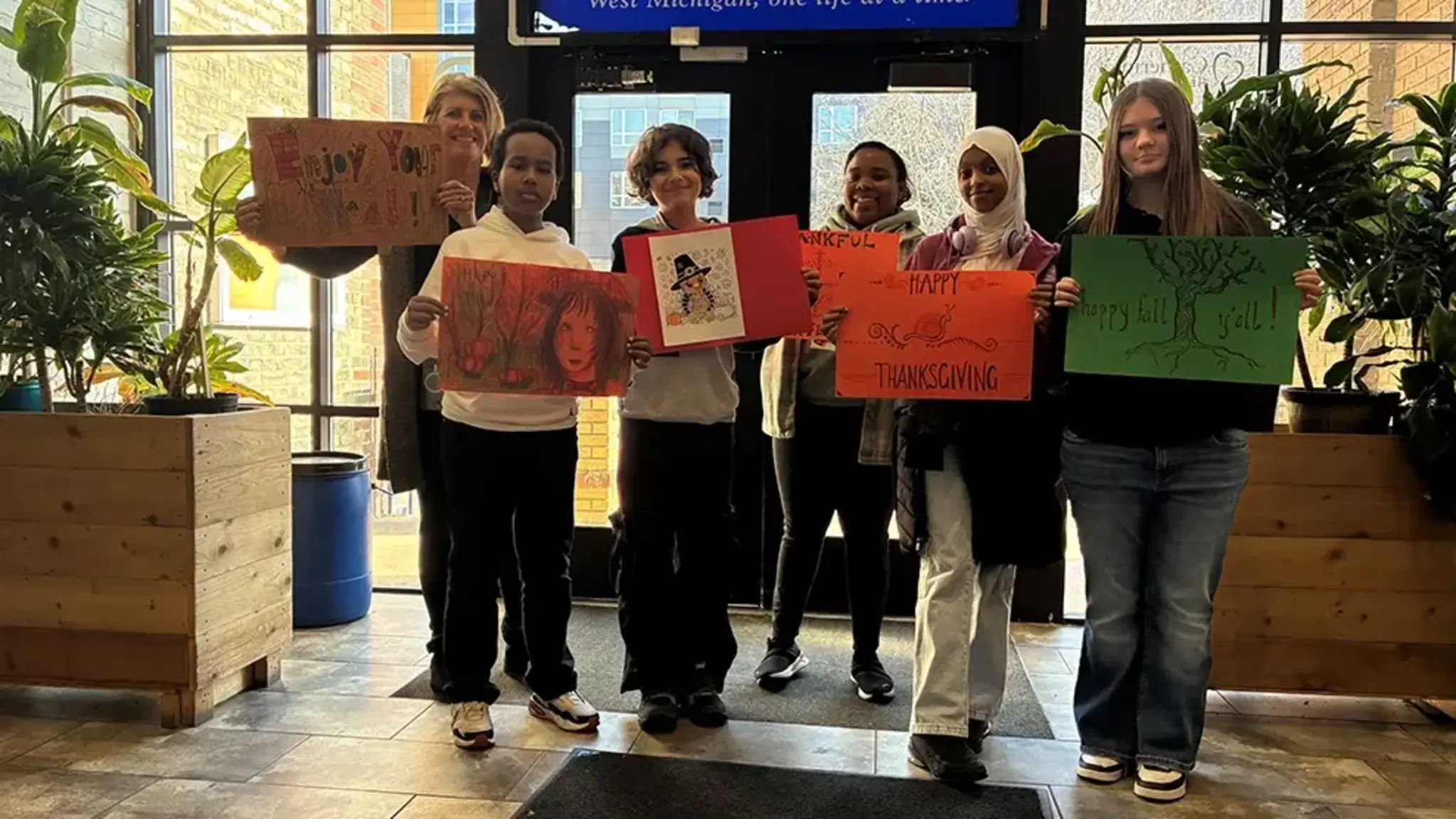 Students Focus on Gratitude with Thanksgiving Projects