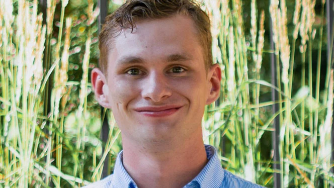 Luke Rufenacht smiling. Luke Rufenacht smiling.
