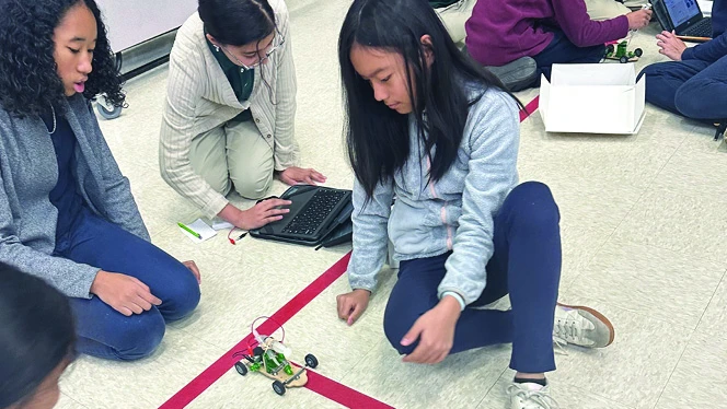 K-8 School in Canton: Achieve Charter Academy middle school students participated in The Fuel Cell Challenge.