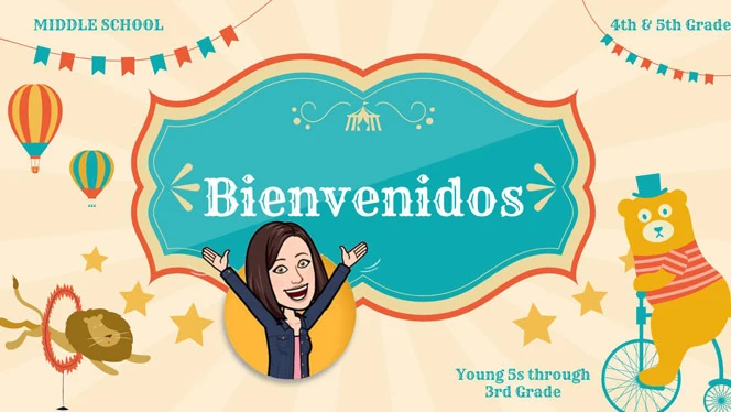 Excel Charter welcome bitmoji