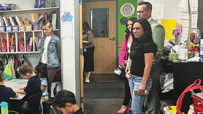 K-9 School in Watkins: Sky Ranch Academy is visited by state leaders.