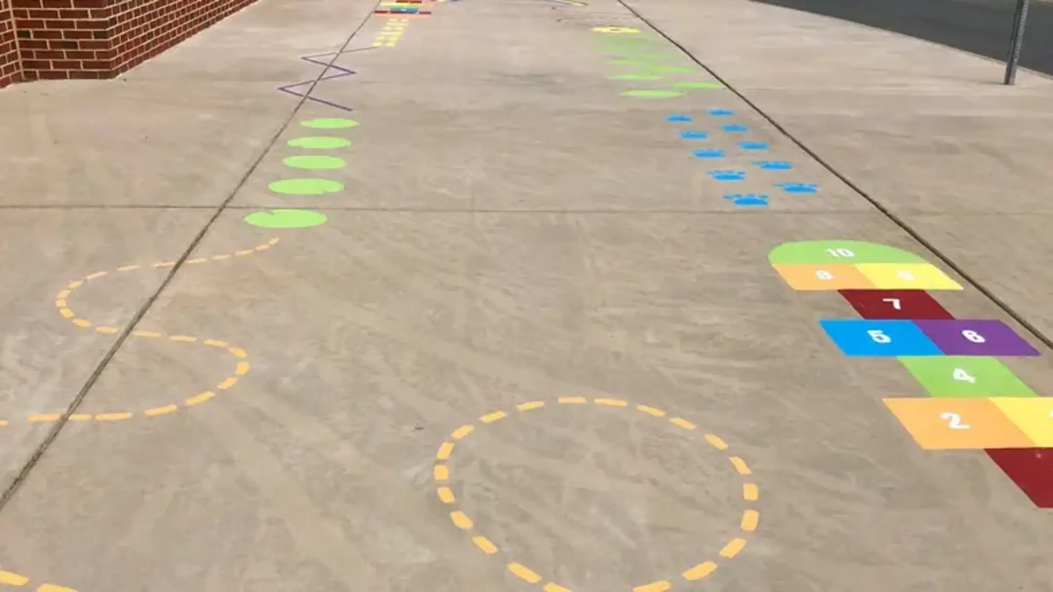 NHA Teacher Creates Sensory Paths