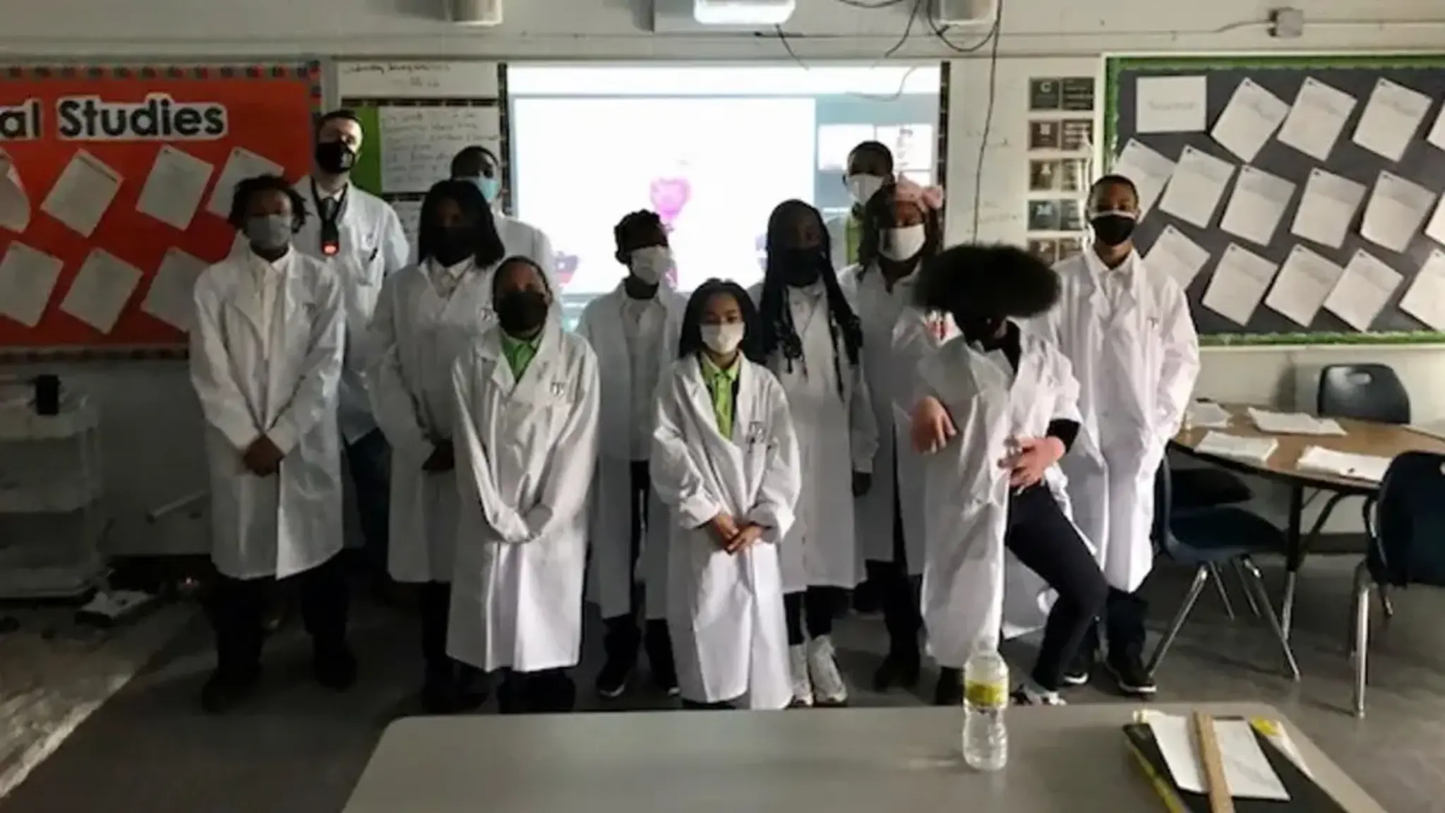 A Pembroke Academy Class Receives a Fox 2 News Weather Science Lesson