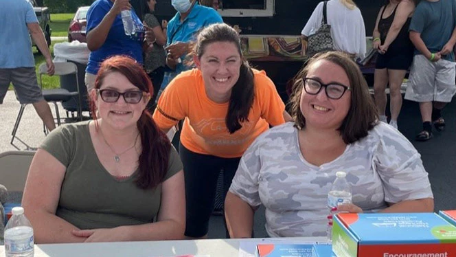 Women smiling. Women smiling.