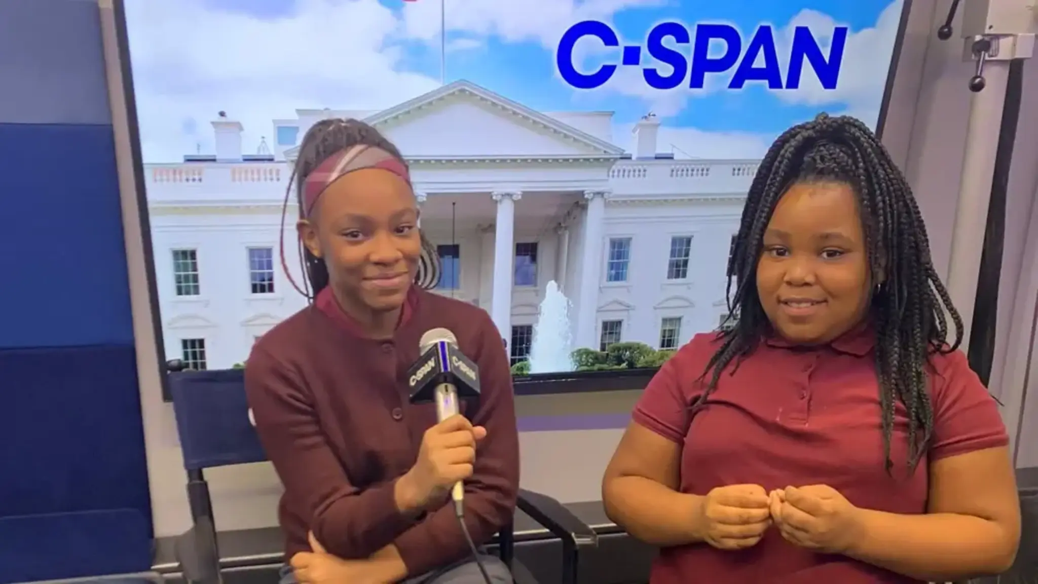 $1.2 Million C-SPAN Bus Visits Aspire Charter Academy