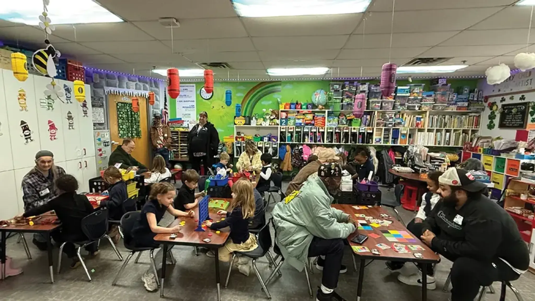 Games with Grandparents Builds Skills, Classroom Community