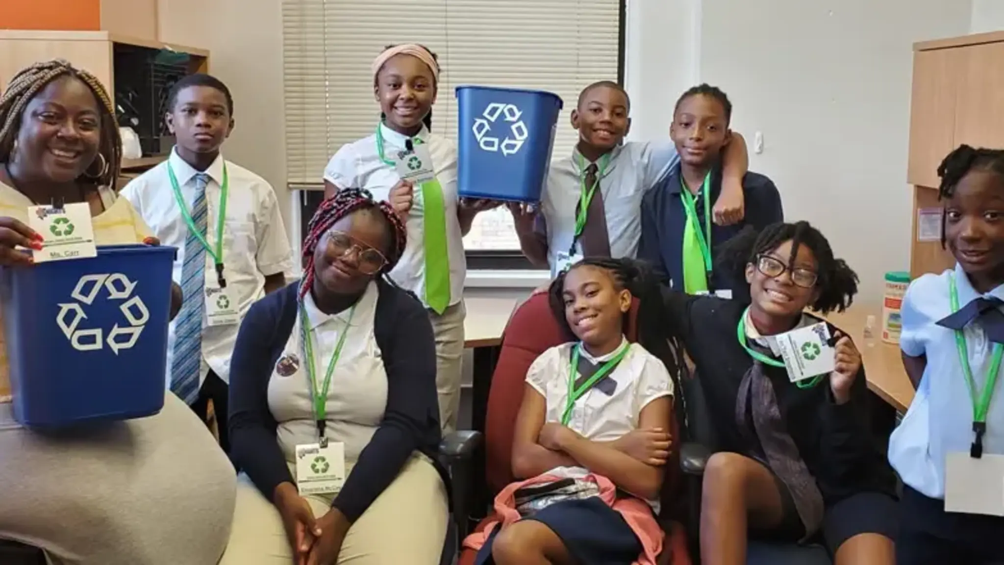 Cincinnati Students Learn the Impact of Sustainability and Recycling through Green Team