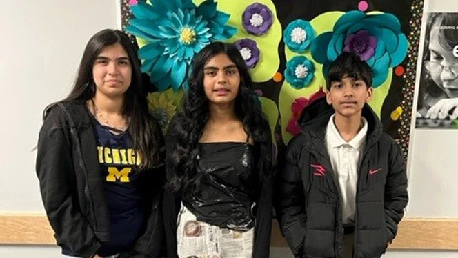 Plymouth Scholars student in Trashion Show.
