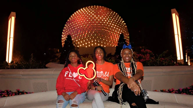 Students at EPCOT.