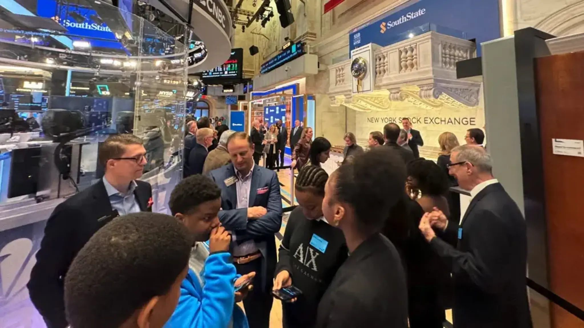 Students from Brooklyn Dreams Charter School Visit the Stock Exchange 