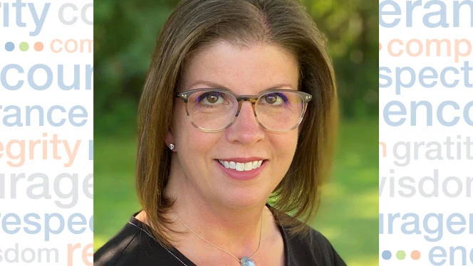 Nancy Kouba smiling. Nancy Kouba smiling.