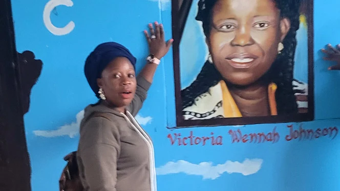 K-12 School in High Point: Phoenix Academy teacher, Johnson, returns to her home country of Liberia to give back.