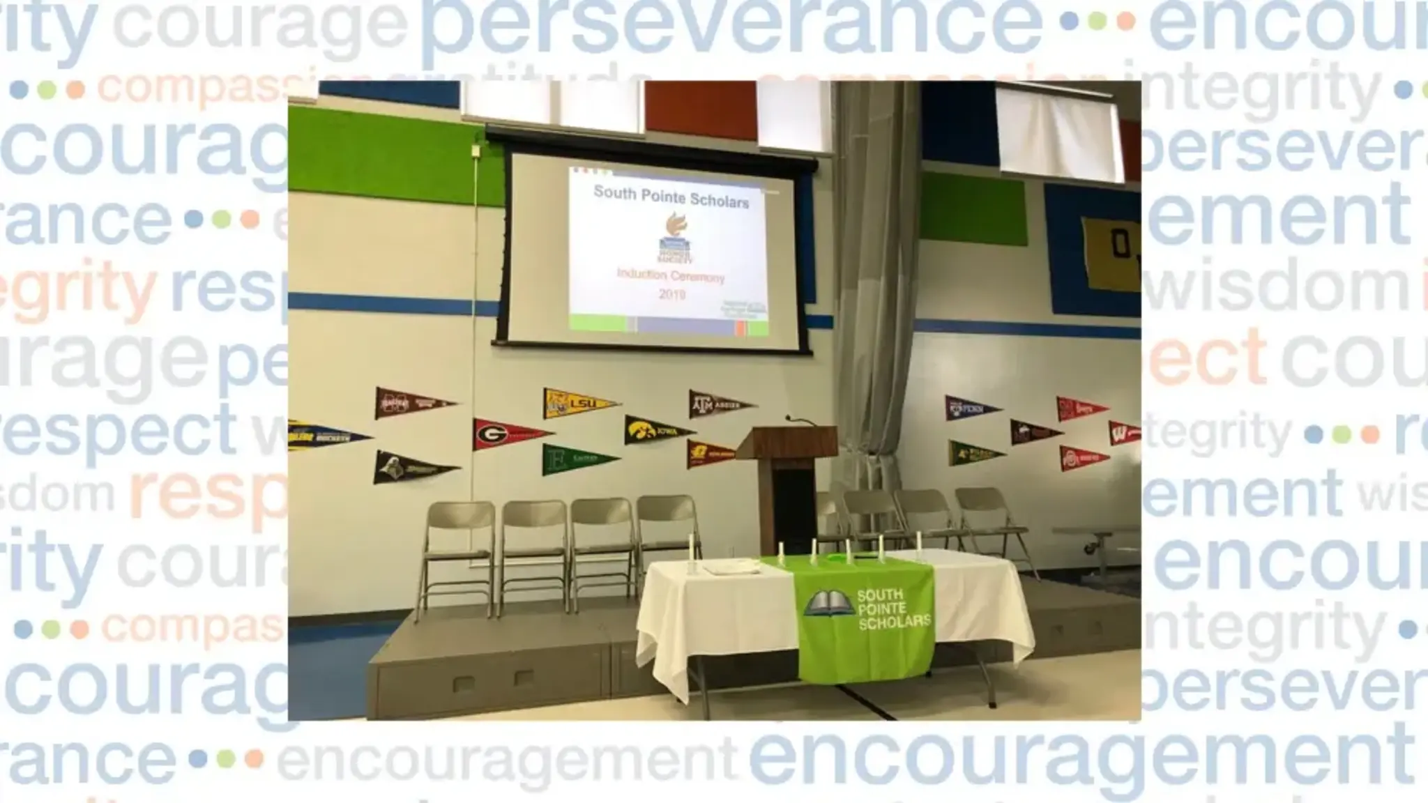 South Pointe Scholars Charter Academy Inducts Students into National Elementary Honor Society