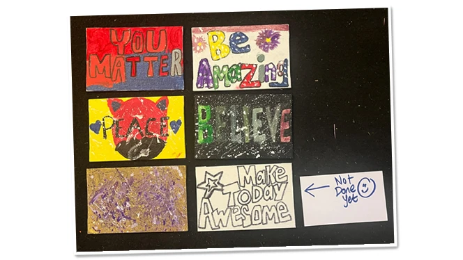 positive inspirations from Endeavor students