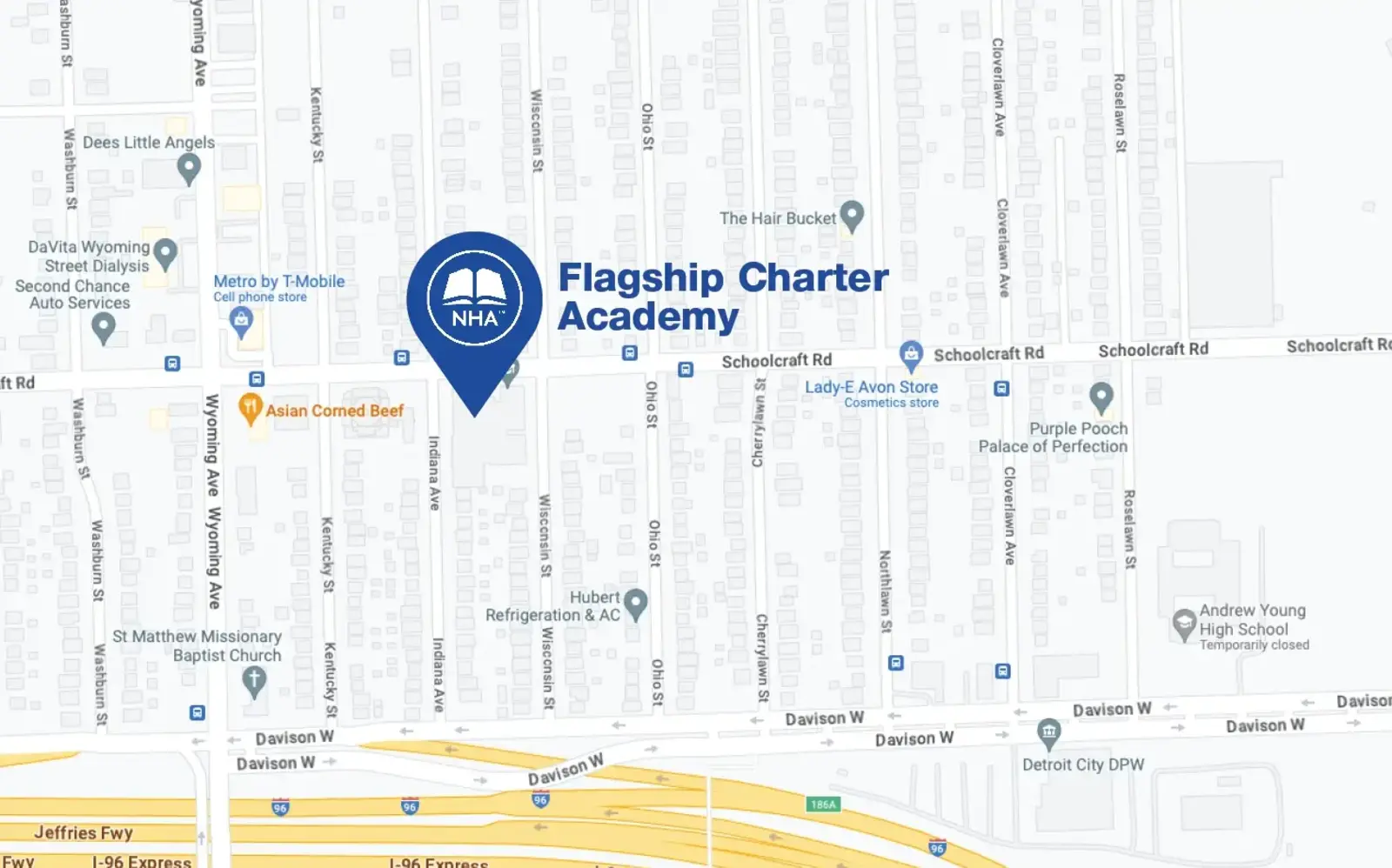 Map for Flagship Charter Academy