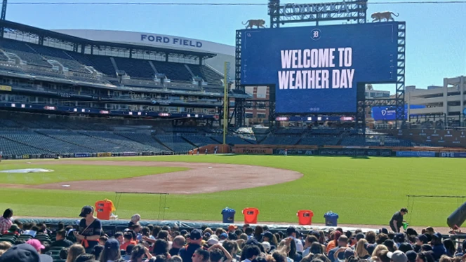 K-8 School in Mount Clemens: Prevail Academy students participate in the Detroit Tigers’ Class Outside series.