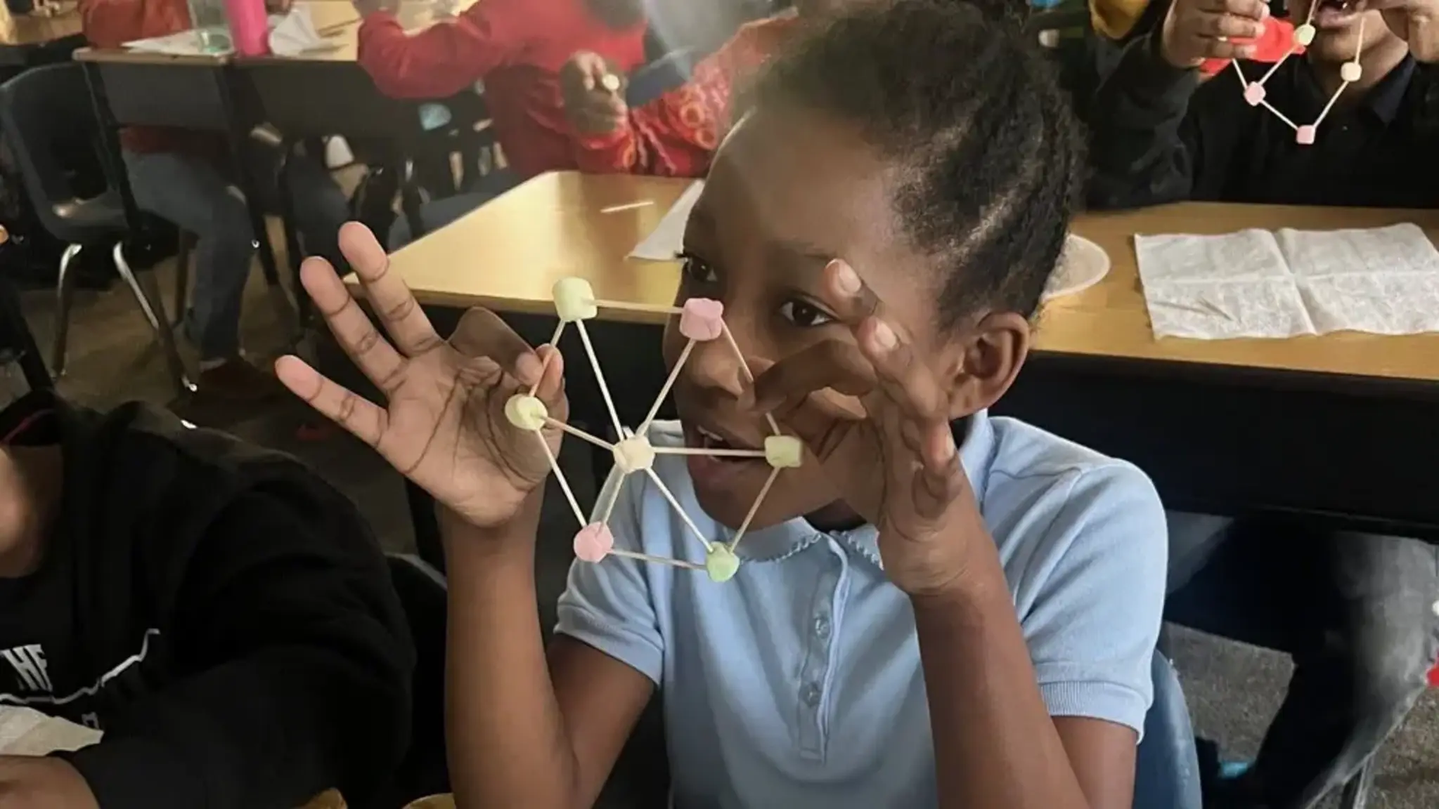 Discovering Hexagons in Snowflakes at Detroit Merit Academy