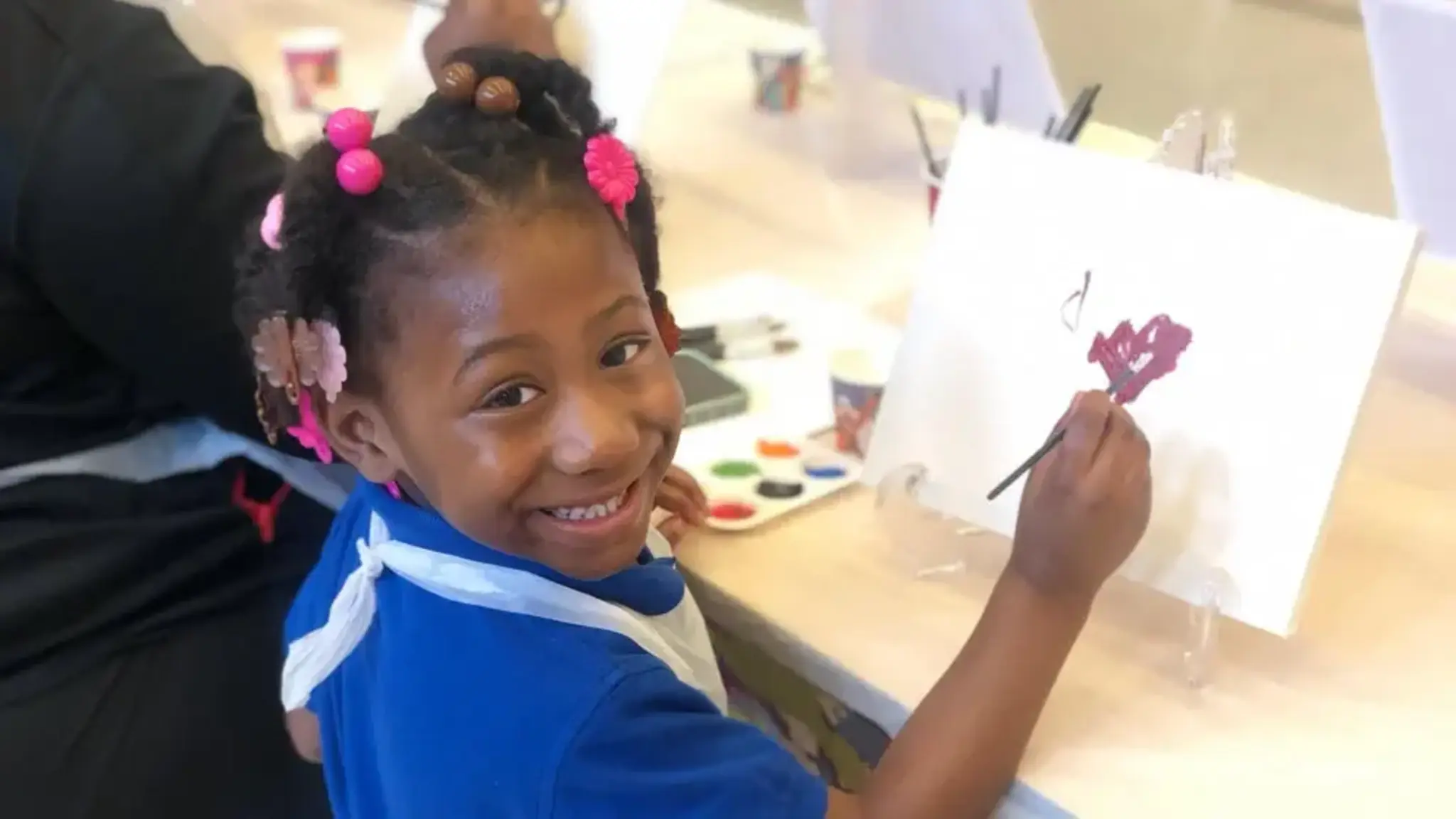 Milwaukee Scholars Participate in Paint and Punch Night