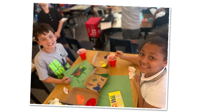 Endeavor students painting