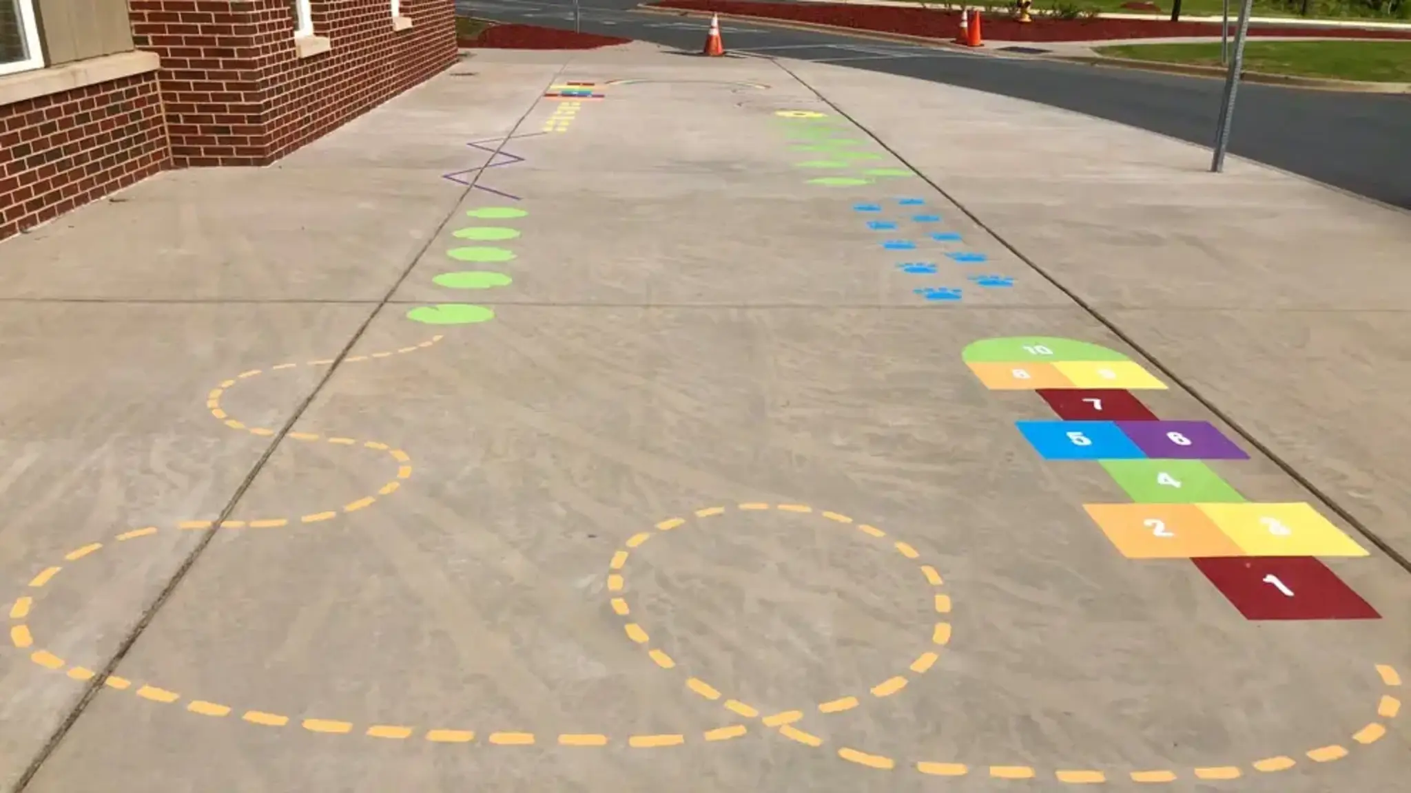 Matthews Charter Academy Teacher Creates Sensory Paths