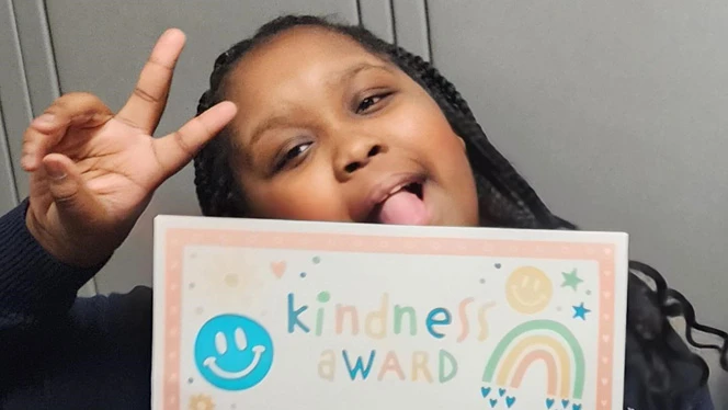 K-8 School in Toledo and Detroit: Detroit Merit and Bennett Venture celebrates National Random Acts of Kindness Day.