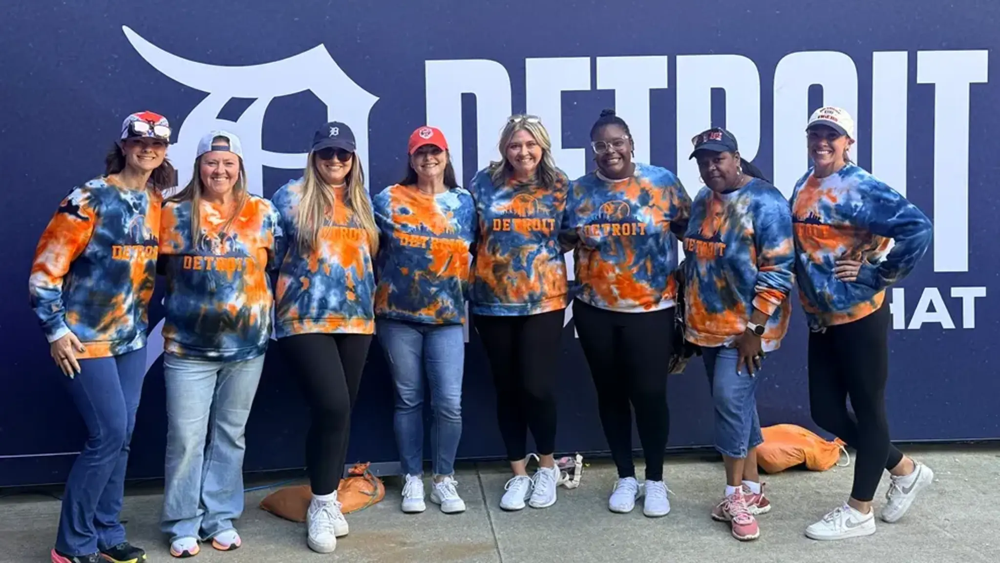 Prevail Students Have Class Outside with Detroit Tigers