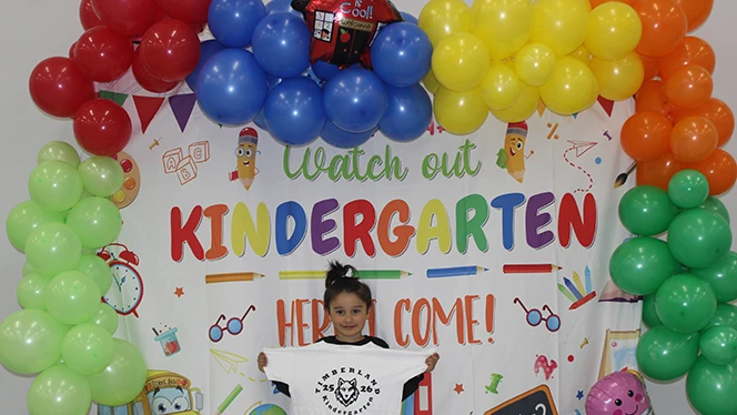 K-8 School in Muskegon: Timberland Charter Academy hosts a signing day event for future kindergartners.